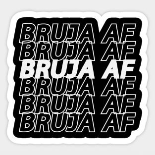 Bruja Af Masks Sticker